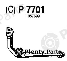  FENNO part P7701 Exhaust Pipe