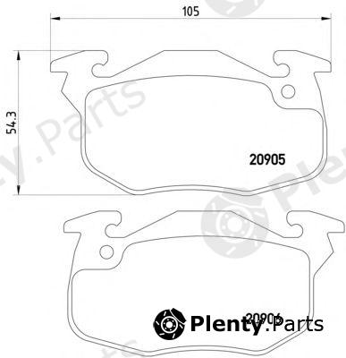  TEXTAR part 2090602 Brake Pad Set, disc brake