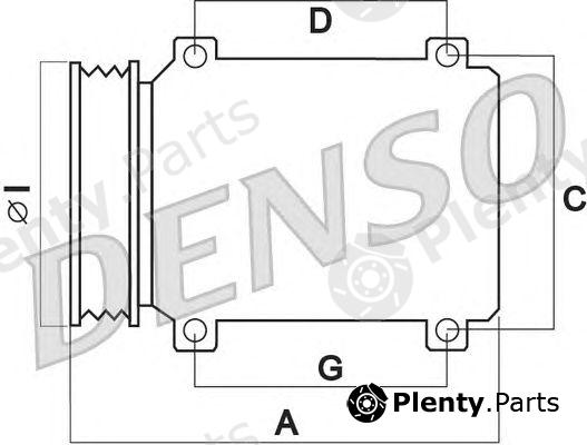  DENSO part DCP11008 Compressor, air conditioning