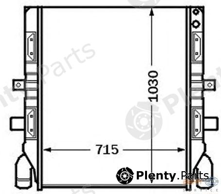  HELLA part 8MK376726-661 (8MK376726661) Radiator, engine cooling