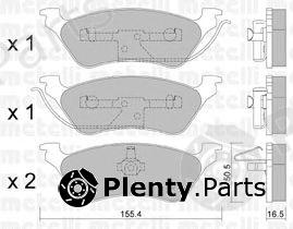  METELLI part 2206250 Brake Pad Set, disc brake