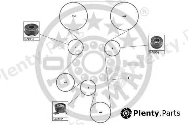  OPTIMAL part SK-1113 (SK1113) Timing Belt Kit