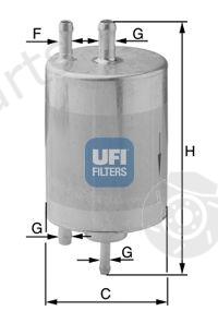  UFI part 3183400 Fuel filter