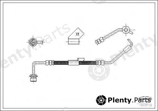  CORTECO part 19032130 Brake Hose