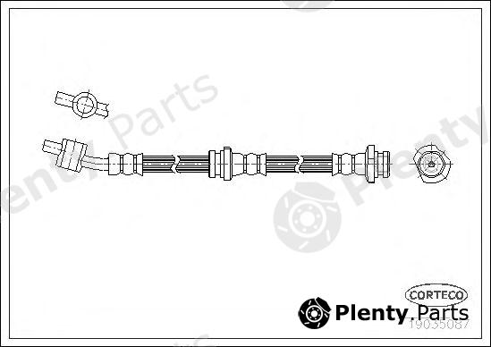  CORTECO part 19035087 Brake Hose