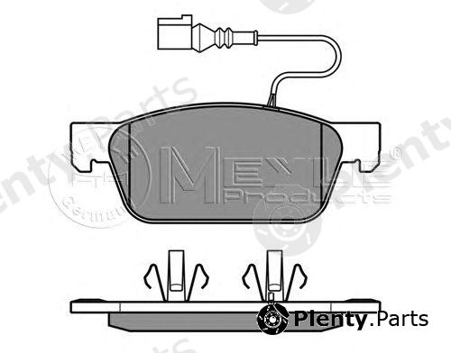  MEYLE part 0252462318/W (0252462318W) Brake Pad Set, disc brake