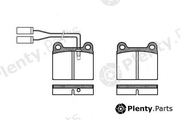  ROADHOUSE part 200601 Brake Pad Set, disc brake