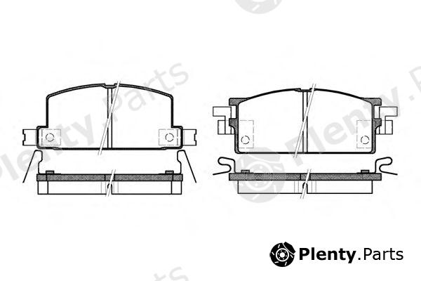  ROADHOUSE part 215304 Brake Pad Set, disc brake