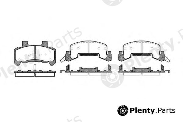  ROADHOUSE part 252602 Brake Pad Set, disc brake