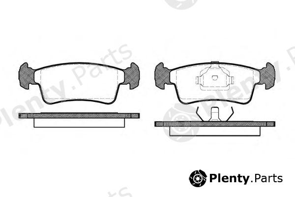  REMSA part 0240.00 (024000) Brake Pad Set, disc brake