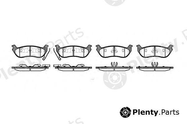  REMSA part 0628.12 (062812) Brake Pad Set, disc brake