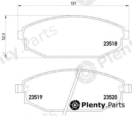  PAGID part T1304 Brake Pad Set, disc brake