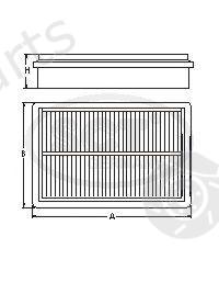  SCT Germany part SB926 Air Filter