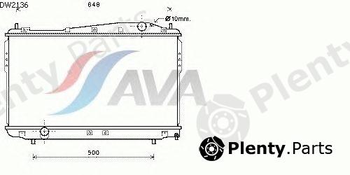  AVA QUALITY COOLING part DW2136 Radiator, engine cooling