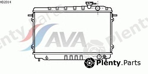  AVA QUALITY COOLING part HD2014 Radiator, engine cooling