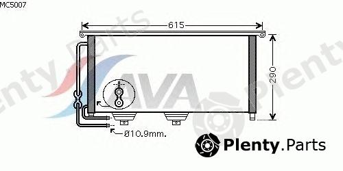  AVA QUALITY COOLING part MC5007 Condenser, air conditioning