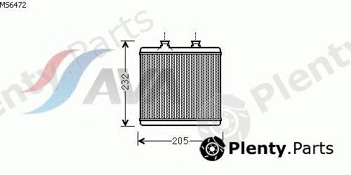  AVA QUALITY COOLING part MS6472 Heat Exchanger, interior heating