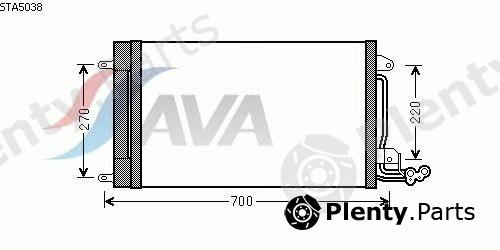 AVA QUALITY COOLING part STA5038 Condenser, air conditioning