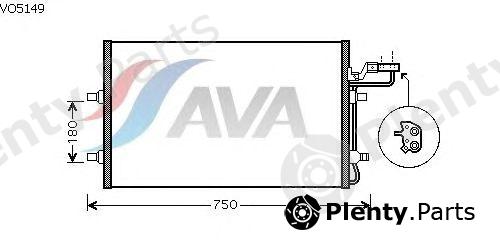  AVA QUALITY COOLING part VO5149 Condenser, air conditioning