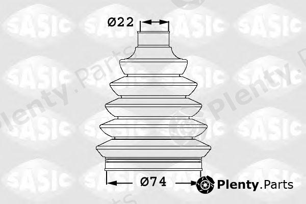  SASIC part 1906043 Bellow Set, drive shaft