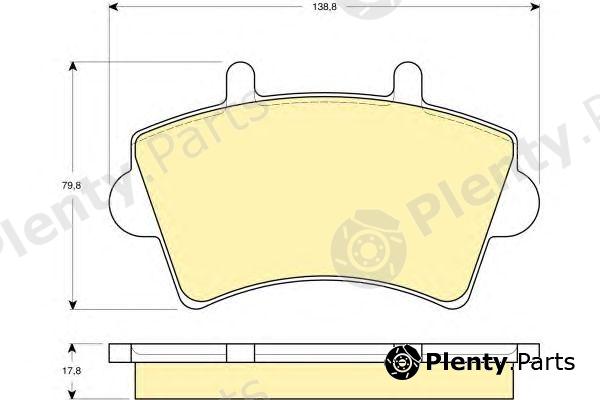  GIRLING part 6114424 Brake Pad Set, disc brake