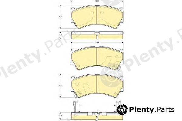  GIRLING part 6132759 Brake Pad Set, disc brake