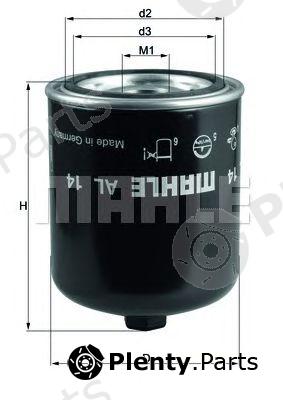  MAHLE ORIGINAL part AL14D Air Dryer Cartridge, compressed-air system