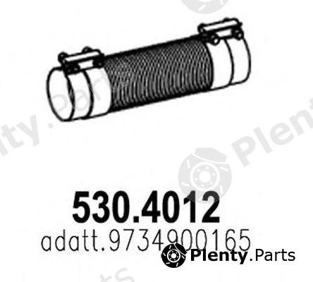  ASSO part 530.4012 (5304012) Flex Hose, exhaust system