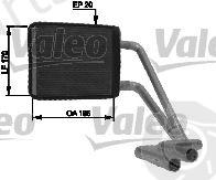  VALEO part 812433 Heat Exchanger, interior heating