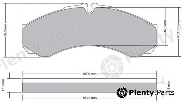  FREMAX part FBP-1700 (FBP1700) Brake Pad Set, disc brake