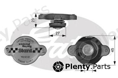  GATES part RC10362 Radiator Cap