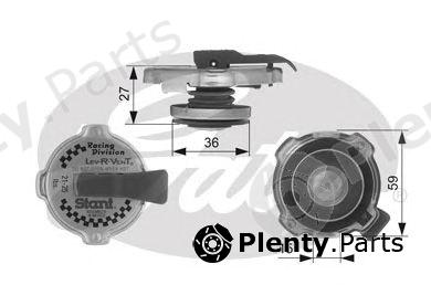  GATES part RC10382 Radiator Cap