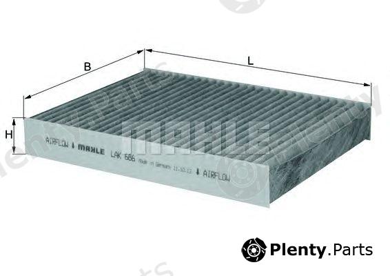  KNECHT part LAK686 Filter, interior air