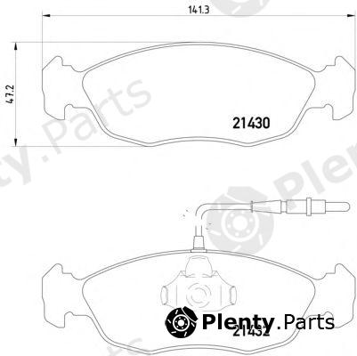  TEXTAR part 2143001 Brake Pad Set, disc brake