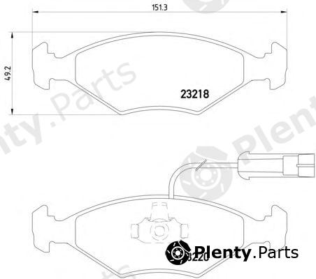  TEXTAR part 2321801 Brake Pad Set, disc brake