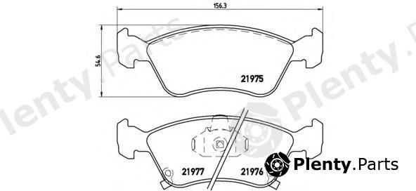  BREMBO part P83041 Brake Pad Set, disc brake