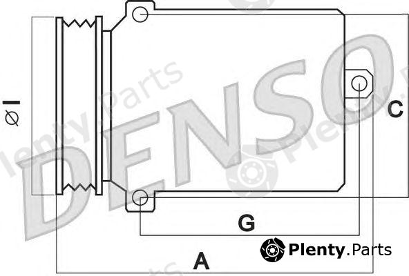  DENSO part DCP28010 Compressor, air conditioning