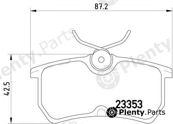  HELLA part 8DB355018-411 (8DB355018411) Brake Pad Set, disc brake
