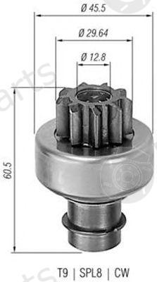 MAGNETI MARELLI part 940113020092 Pinion, starter
