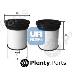  UFI part 2604700 Fuel filter