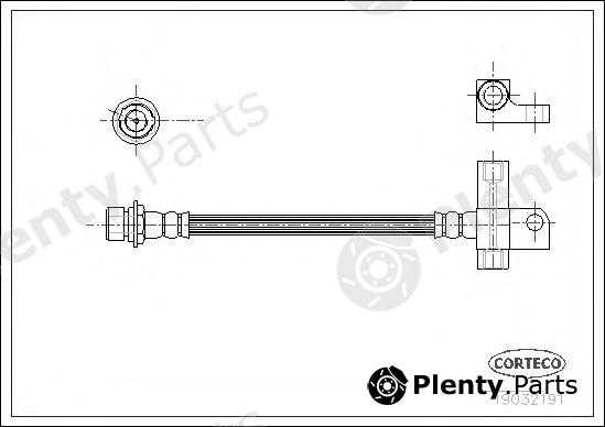  CORTECO part 19032191 Brake Hose
