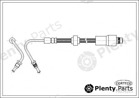  CORTECO part 19034265 Brake Hose