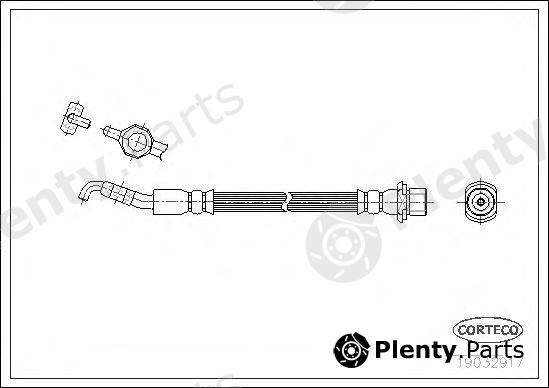  CORTECO part 19032917 Brake Hose