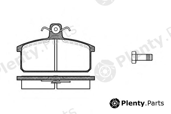  ROADHOUSE part 212800 Brake Pad Set, disc brake