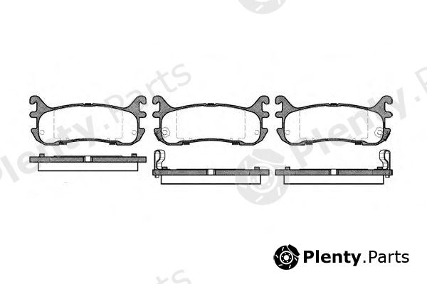  ROADHOUSE part 247902 Brake Pad Set, disc brake