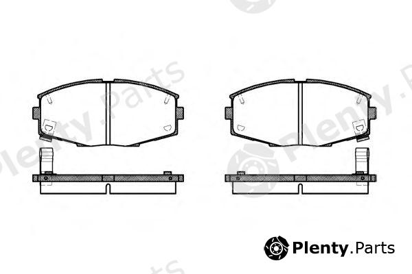  REMSA part 0225.04 (022504) Brake Pad Set, disc brake