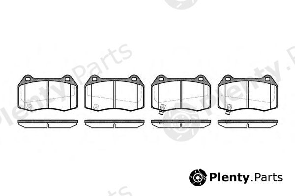  REMSA part 044132 Brake Pad Set, disc brake