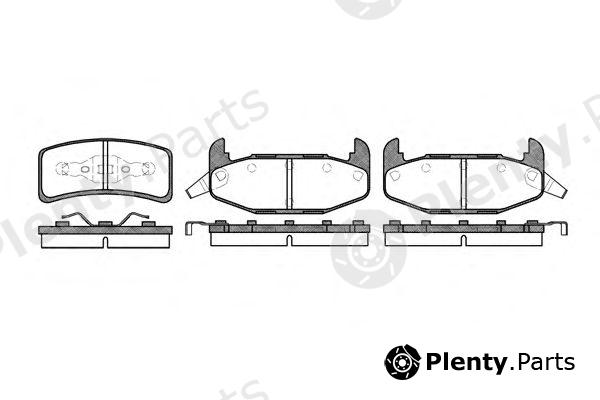  REMSA part 0532.02 (053202) Brake Pad Set, disc brake