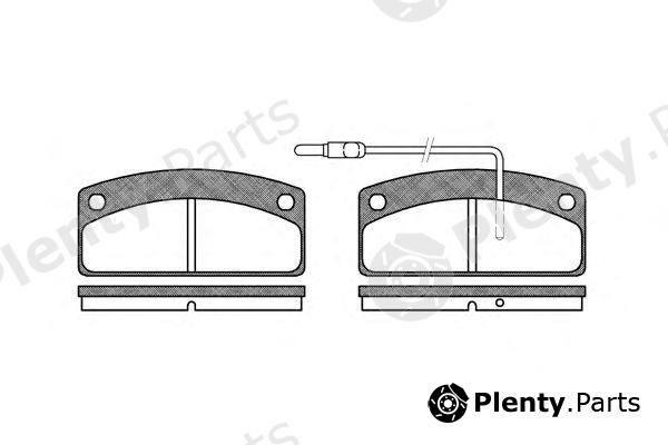  REMSA part 0725.02 (072502) Brake Pad Set, disc brake