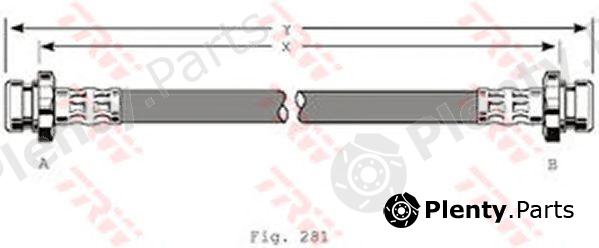  TRW part PHA213 Brake Hose